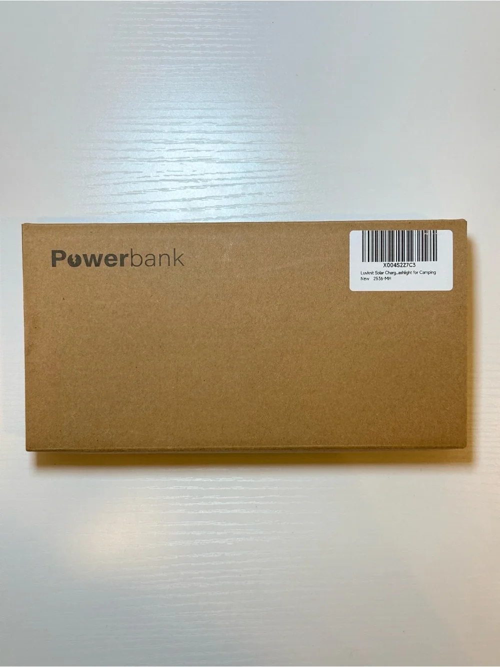 Portable Solar Power Bank in Black and Orange